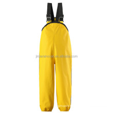 children rain-proof bib pants waterproof rain jacket and pants